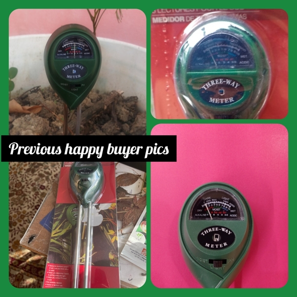 3 in 1 soil meter, measures moisture light & PH levels of your plants soil new - Picture 13 of 13
